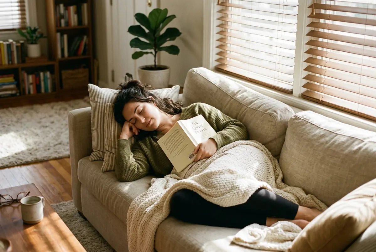 IMAGE — short afternoon nap on sofa