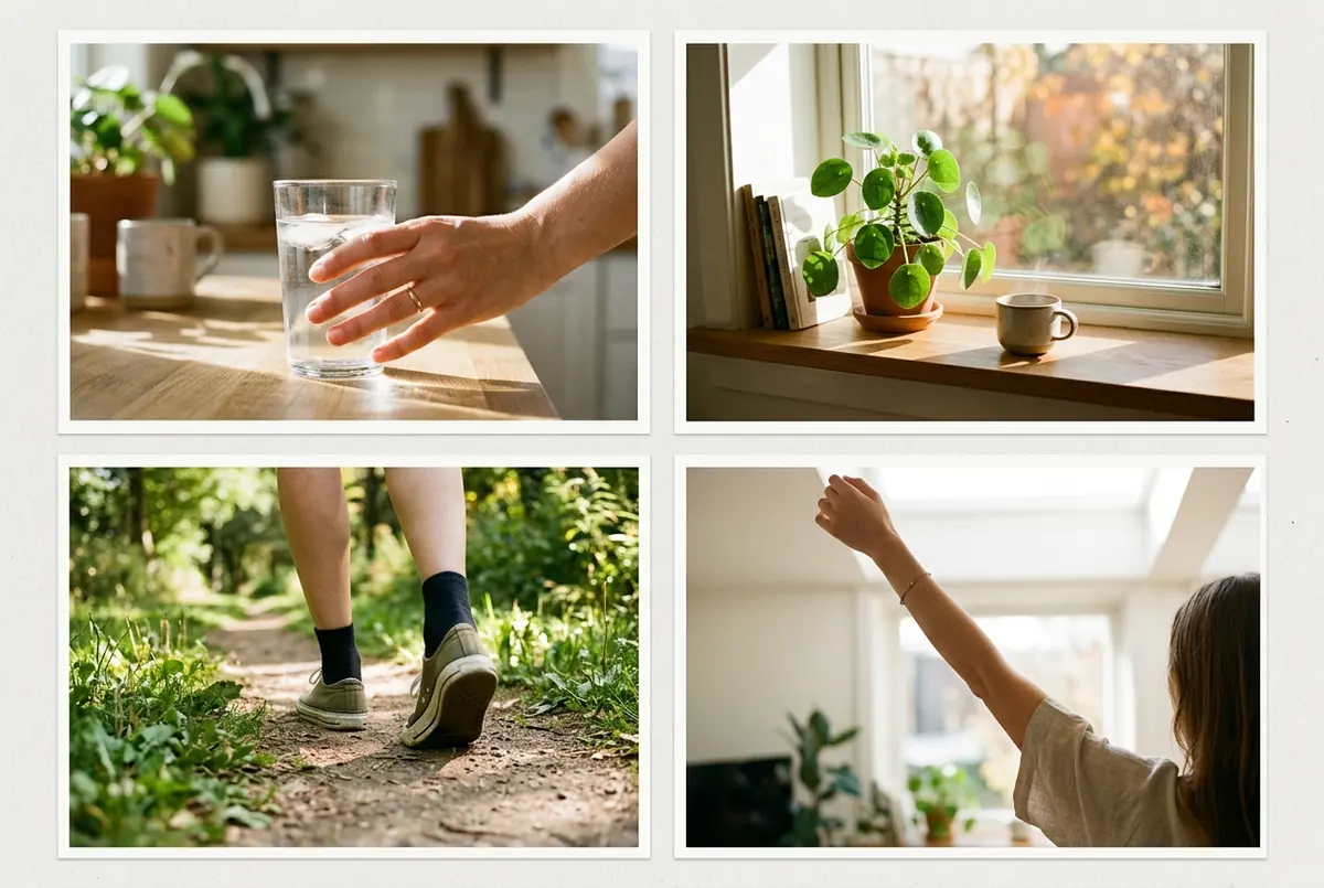 IMAGE — small daily habit moments collage